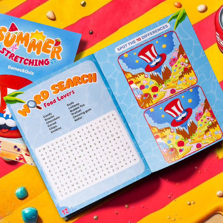 American Uncle Back to School Stretching, rivista estiva di giochi enigmistici