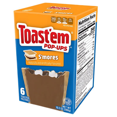 Confezione da 288g di biscotto con ripieno di marshmallow e cioccolato Toast'em.