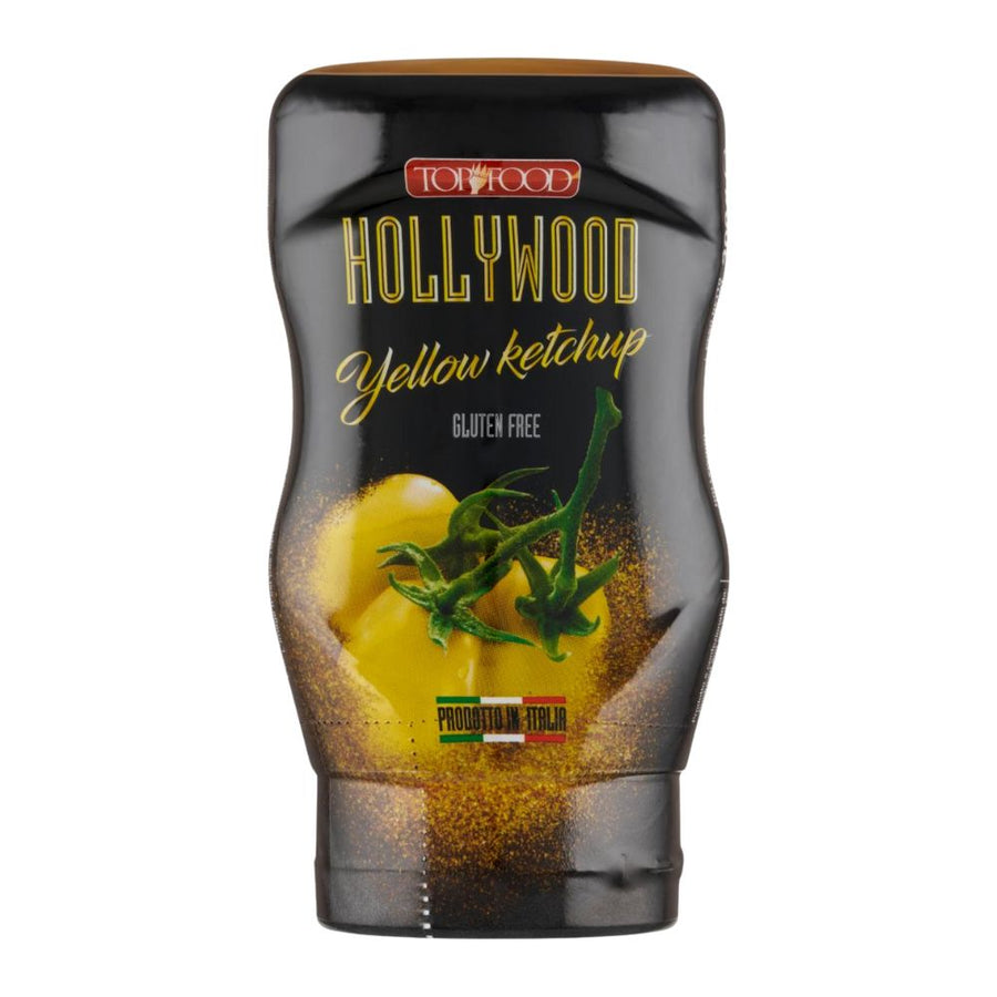 Confezione da 300g, salsa ai pomodori gialli Top Food.