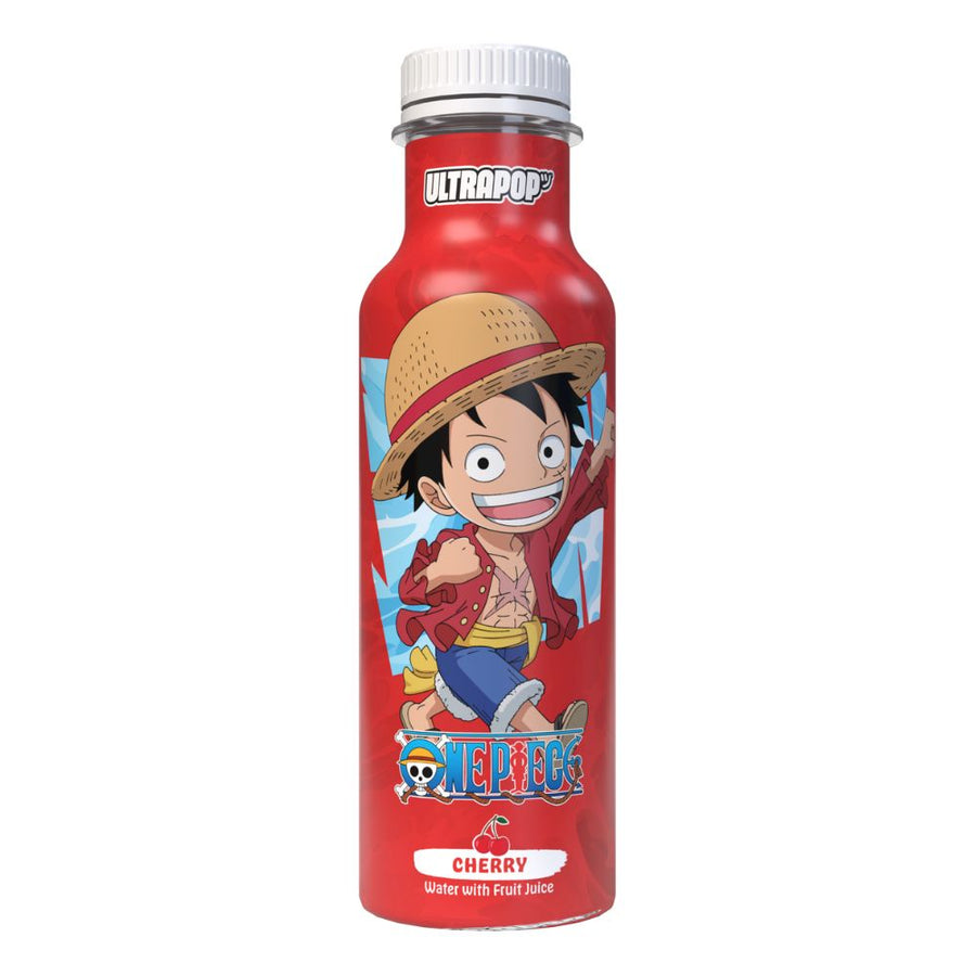 Ultra Pop One Piece Luffy Cherry, bevanda al gusto di ciliegia da 330ml