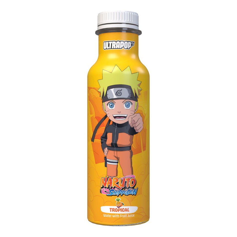 Ultra Pop Naruto Tropical, bevanda al gusto di frutta tropicale da 330ml.