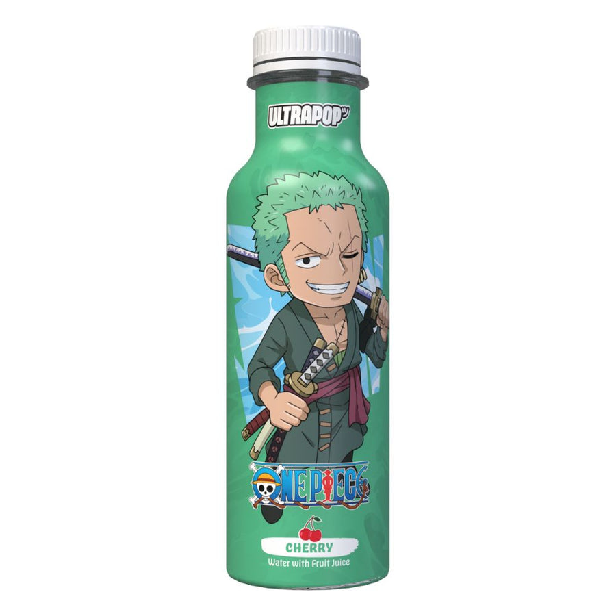 Ultra Pop One Piece Zoro Cherry, bevanda al gusto di ciliegia da 330ml.
