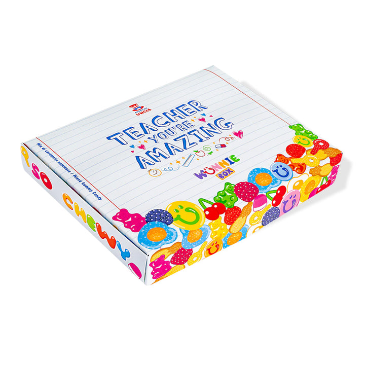Wunnie box "Teacher you're amazing", la Candy box da comporre con le caramelle gommose preferite della maestra - 1 kg