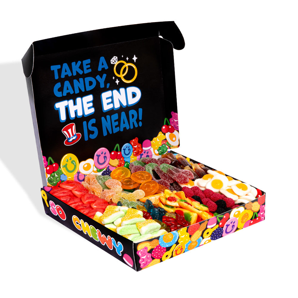 Wunnie box "Game over", la Candy box da comporre con le caramelle gommose preferite dello sposo - 1 kg
