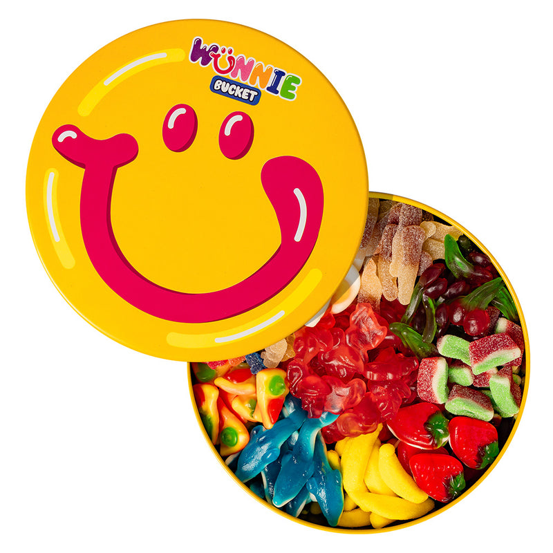 Wunnie Bucket, latta di caramelle gommose da comporre con i tuoi gusti preferiti - 2 kg