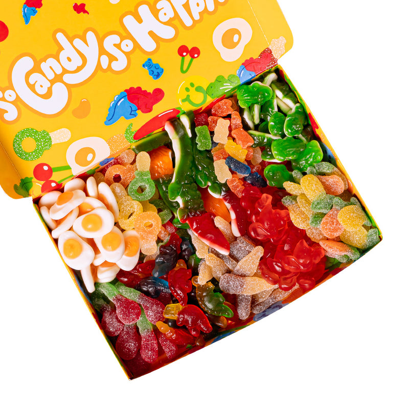 Wunnie box "So Candy, So Happy", scatola di caramelle gommose da comporre con i tuoi gusti preferiti - 1 kg