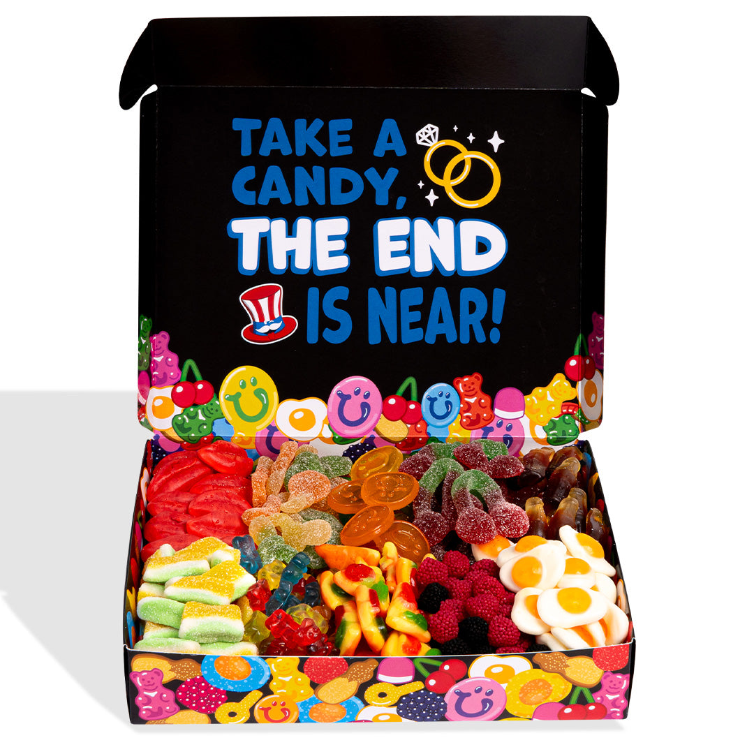 Wunnie box "Game over", la Candy box da comporre con le caramelle gommose preferite dello sposo - 1 kg