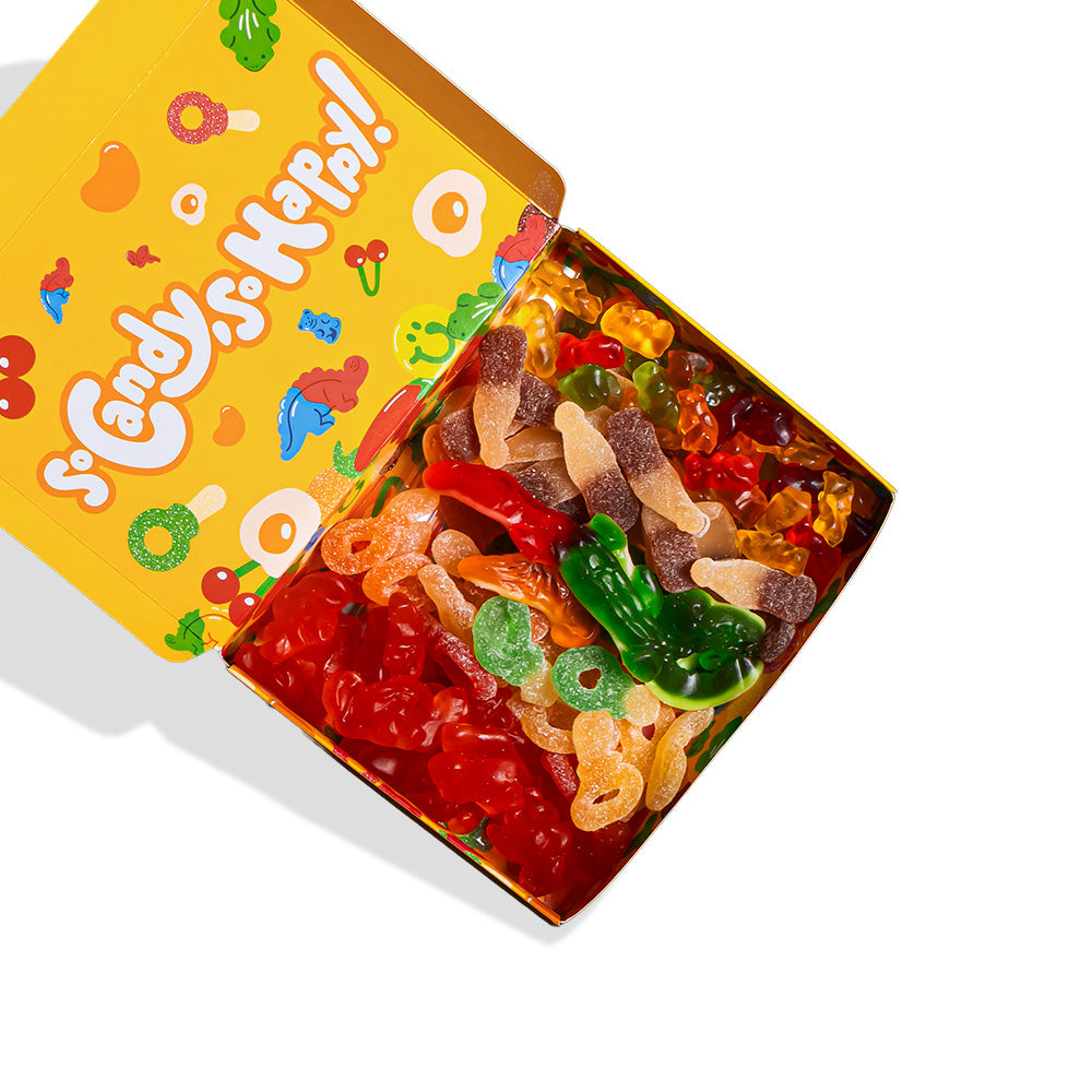 Wunnie Box Smile, scatola di caramelle gommose in gusti misti a sorpresa da 480 g