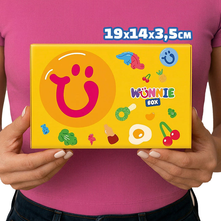 Wunnie Box Smile, scatola di caramelle gommose in gusti misti a sorpresa da 480 g