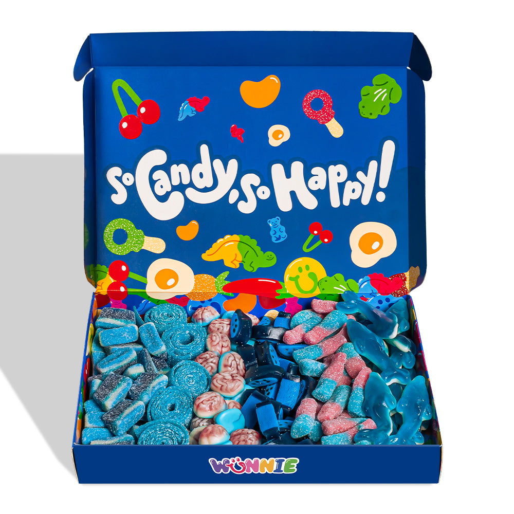 Wunnie box blue mix con caramelle gommose solo blue
