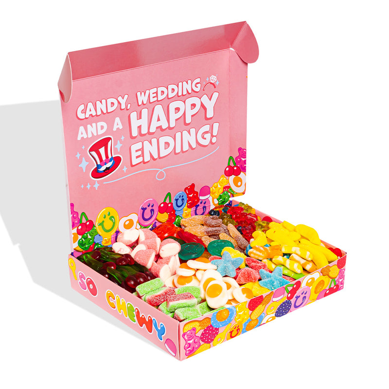 Wunnie box "Bride to be Happy", la Candy box da comporre con le caramelle gommose della sposa