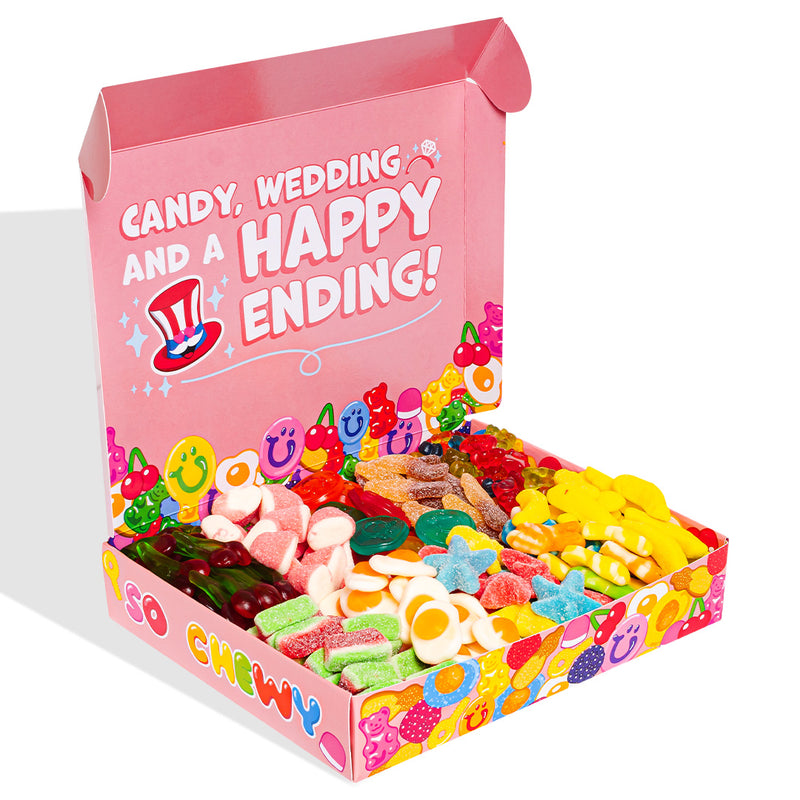 Wunnie box "Bride to be Happy", la Candy box da comporre con le caramelle gommose della sposa