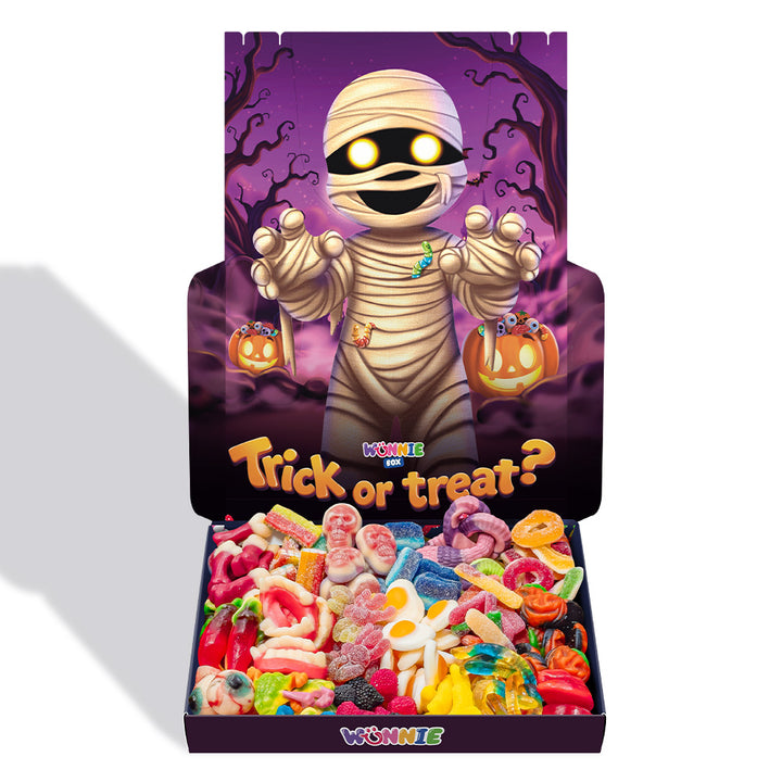 Wunnie box Special "Happy Halloween" Bendy, scatola di caramelle gommose da comporre con i tuoi gusti preferiti