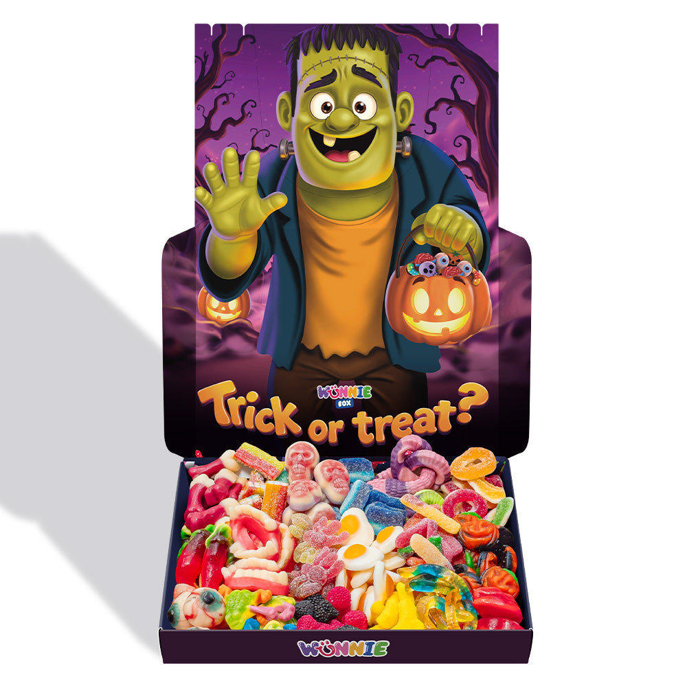 Wunnie box Special "Happy Halloween" Bendy, scatola di caramelle gommose da comporre con i tuoi gusti preferiti