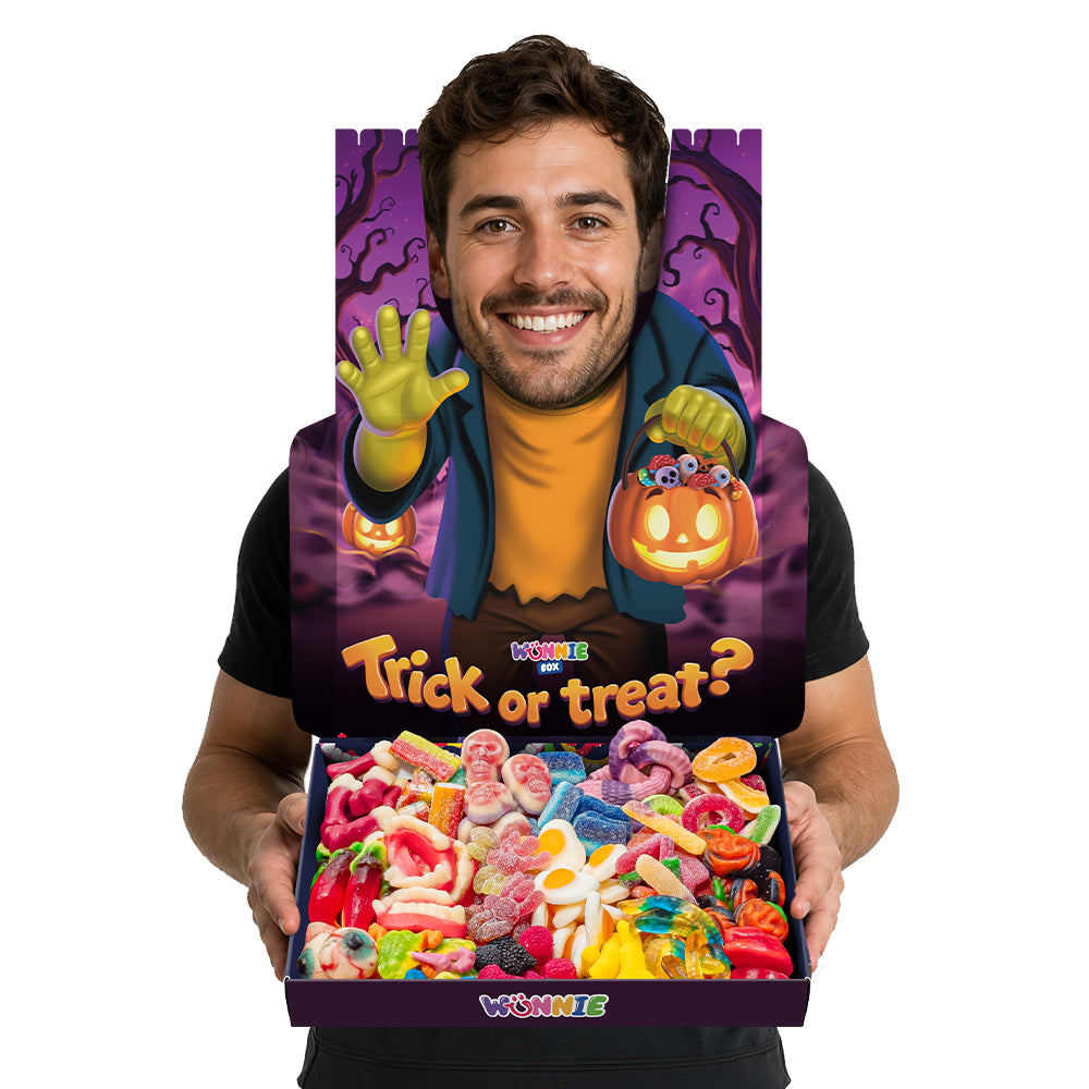 Wunnie box Special "Happy Halloween" Bendy, scatola di caramelle gommose da comporre con i tuoi gusti preferiti