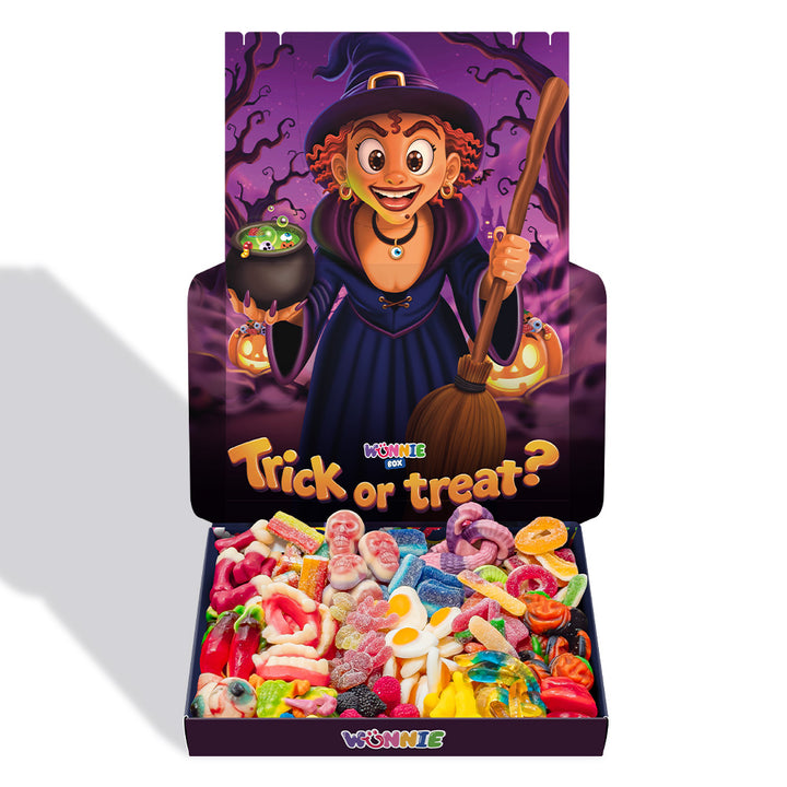 Wunnie box Special "Happy Halloween" Bendy, scatola di caramelle gommose da comporre con i tuoi gusti preferiti