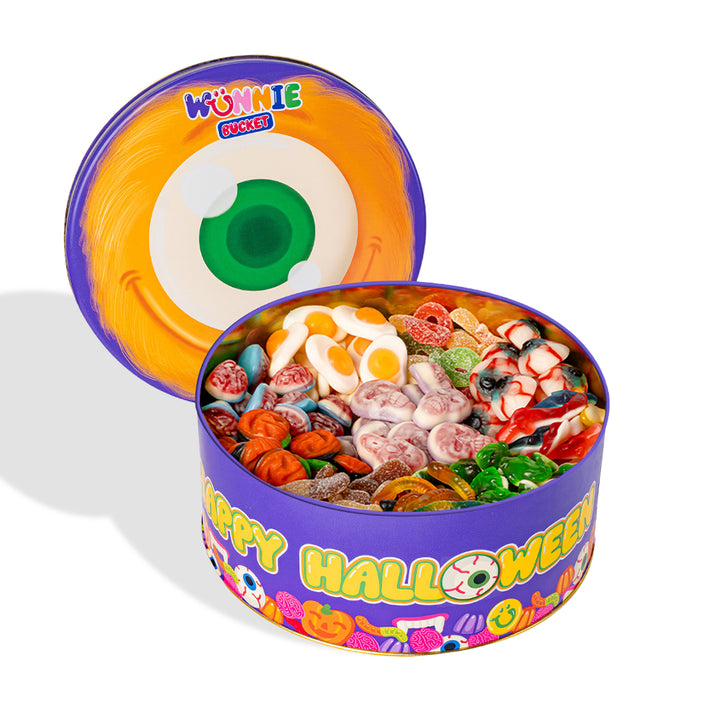 Wunnie Bucket "Happy Halloween", latta di caramelle gommose da comporre con i tuoi gusti preferiti