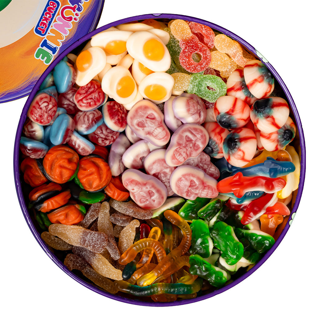 Wunnie Bucket "Happy Halloween", latta di caramelle gommose da comporre con i tuoi gusti preferiti