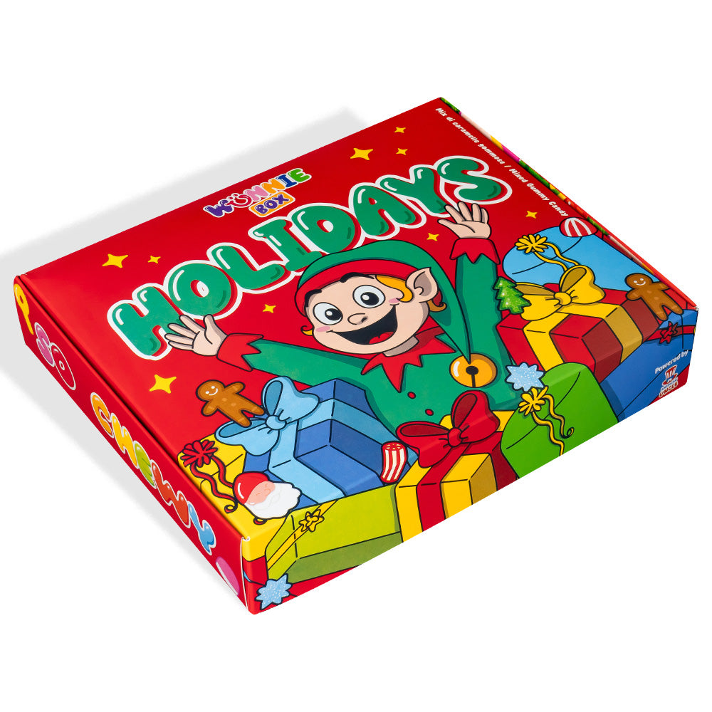 Wunnie box “Happy Holidays”, la Candy box da comporre con le tue caramelle gommose preferite da 2 kg