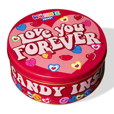 Wunnie Bucket “Love You Forever”, latta di caramelle gommose da 3kg da comporre con i gusti preferiti della tua metà