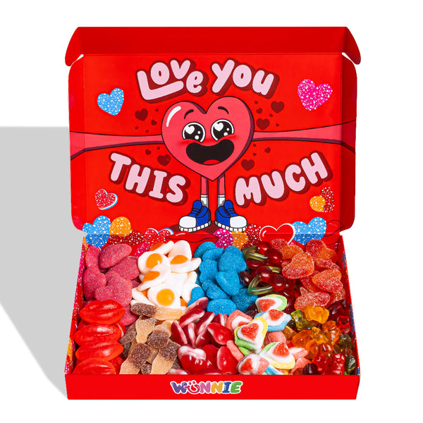 Wunnie box “Be Mine”, la Candy box da comporre con le caramelle gommose preferite della tua metà - 1 kg