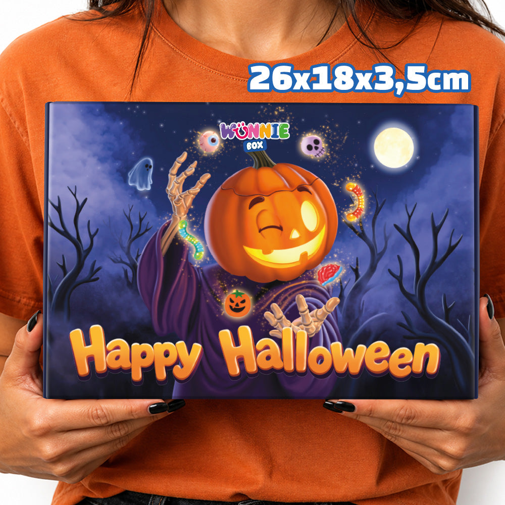 Wunnie Box "Happy Halloween", scatola di caramelle gommose da comporre con i tuoi gusti preferiti