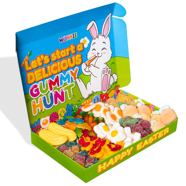 Wunnie box “Happy Easter”, la Candy box da comporre con le tue caramelle gommose preferite - 1 kg