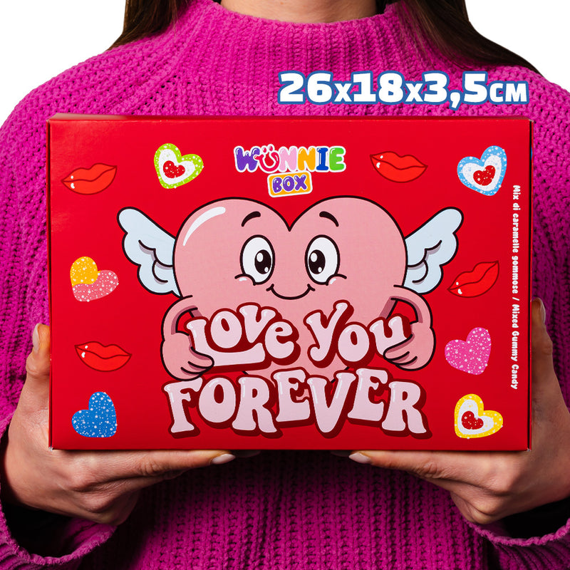 Wunnie box “Love You Forever”, la Candy box da comporre con le caramelle gommose preferite della tua metà - 1 kg