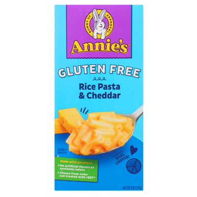 Confezione da 170g di pasta al formaggio senza glutine Annie's Mac & Cheese