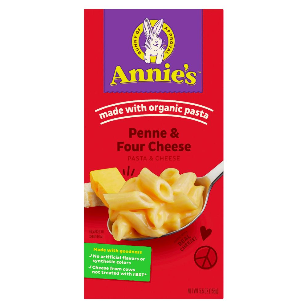 Annie's Penne & Four Cheese, pasta al formaggio da 155g