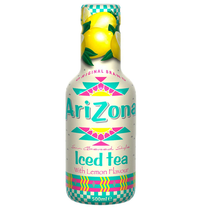 Confezione da 500ml di tè nero al limone Arizona Iced Tea Lemon