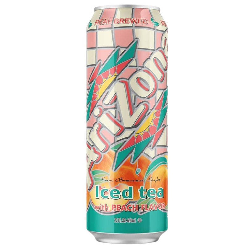 Confezione da 650ml di tè alla pesca Arizona Iced Tea Peach