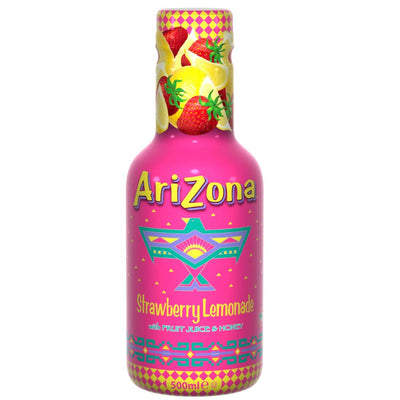 Confezione da 500ml di limonata alla fragola Arizona Strawberry Lemonade