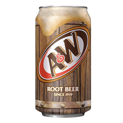 A&W Root Beer, bevanda analcolica alla radice di birra da 355 ml