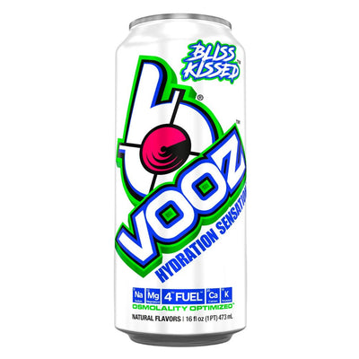 Confezione da 473ml di energy drink alla frutta Bang Vozz bliss Kissed