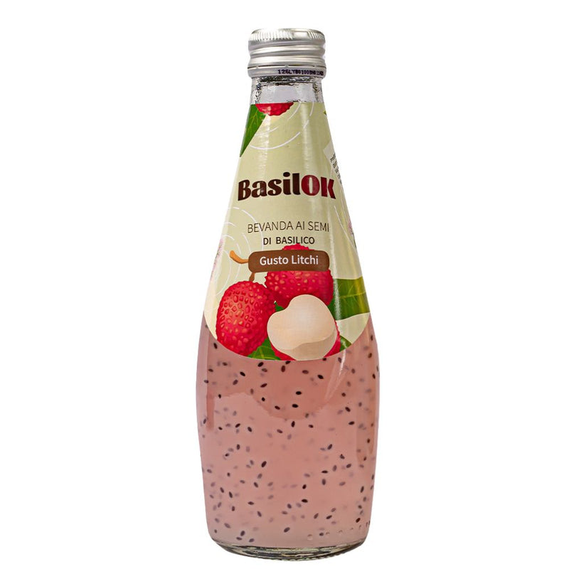 Confezione da 290ml di bevanda al litchi Basilkok Litchi