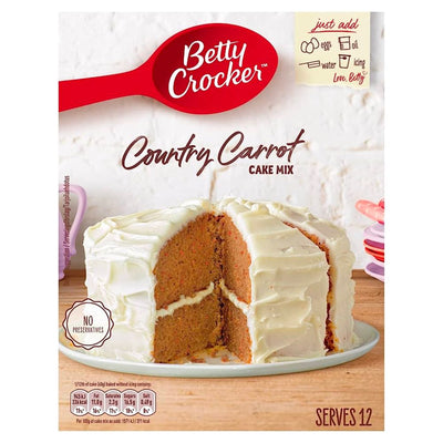 Confezione da 425g di preparato per torta umida alla vaniglia Betty Crocker Country Carrot Cake