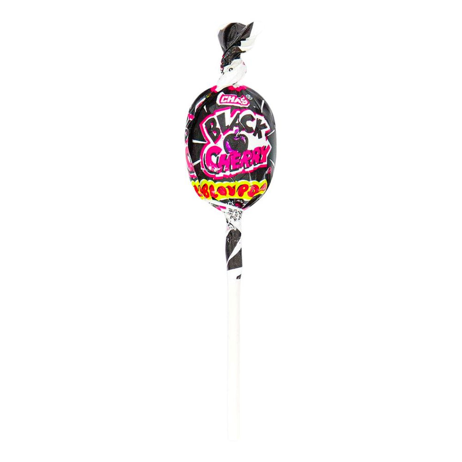 Confezione da 18g di lecca lecca all'amarena Black Cherry Blow Pop