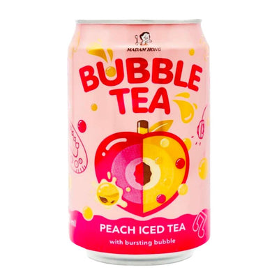 Confezione di te Bubble Tea Peach Iced Tea alla pesca da 320ml