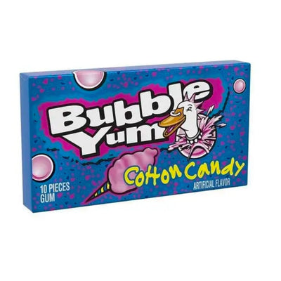 Confezione da 10 di gomme da masticare allo zucchero filato Bubble yum Cotton Candy