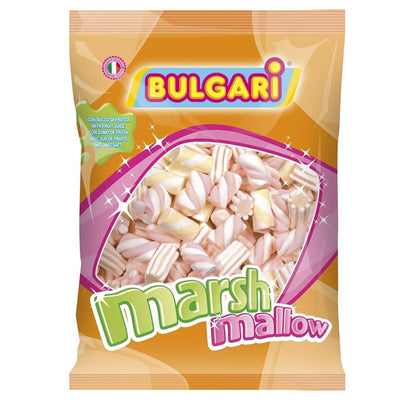 Confezione da 1kg di marshmallow con succo di frutta Bulgari