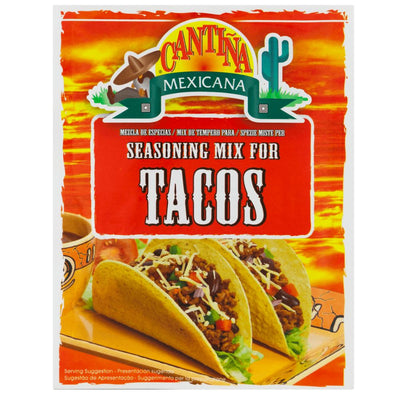 Confezione da 35g di condimento per tacos Cantina Mexicana Seasoning Tacos