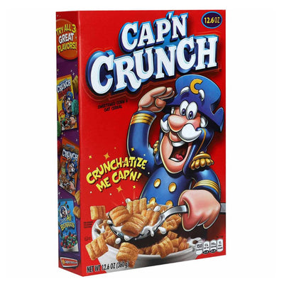Confezione da 360g di cereali al mais e avena Cap n Crunch