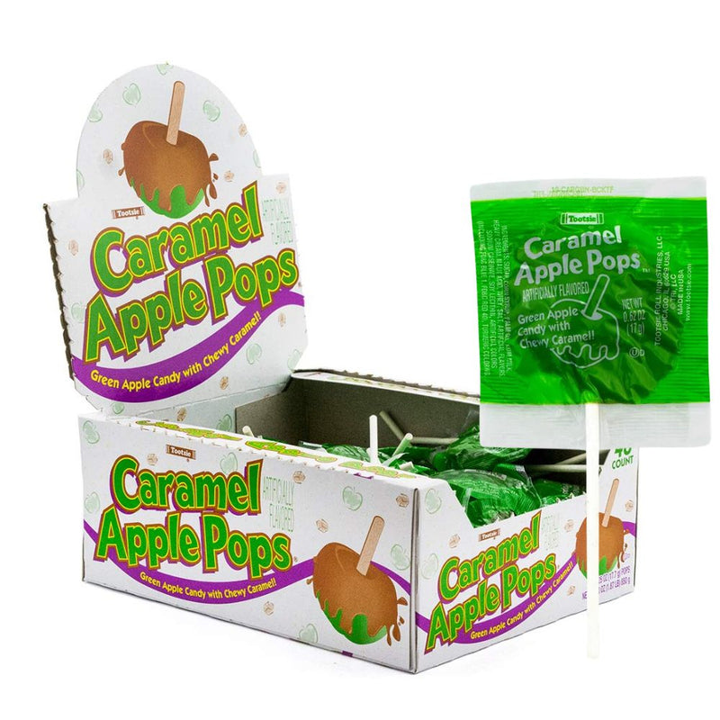 Confezione da 48 di lecca lecca al caramello Caramel Apple Pop