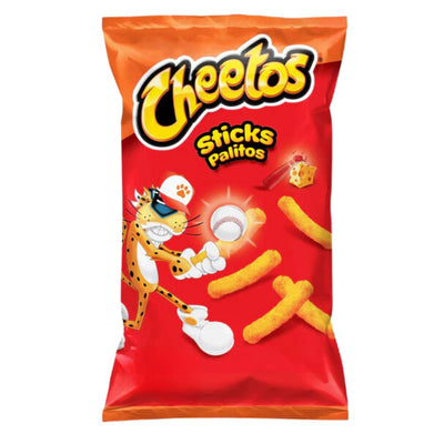 Confezione da 96g fi bastoncini di mais al formaggio e ketchup Cheetos Sticks