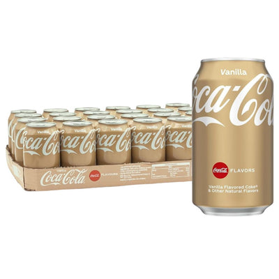 Confezione da 24 di bevanda alla vaniglia Coca Cola Vanilla