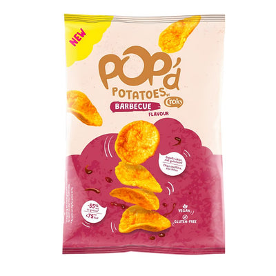 Confezione da 23g di patatine Croky Pop'd barbecue