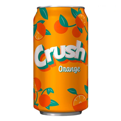Confezione da 355ml di bevanda all'arancia Crush Orange