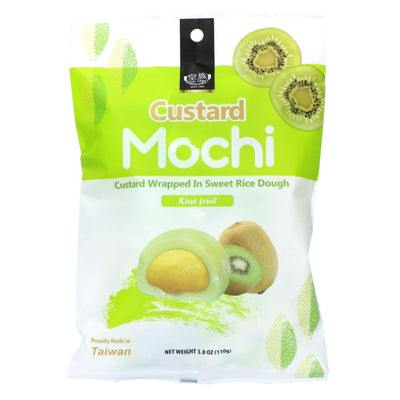 Confezione da 100g di nochi ai kiwi Custard Mochi Kiwi