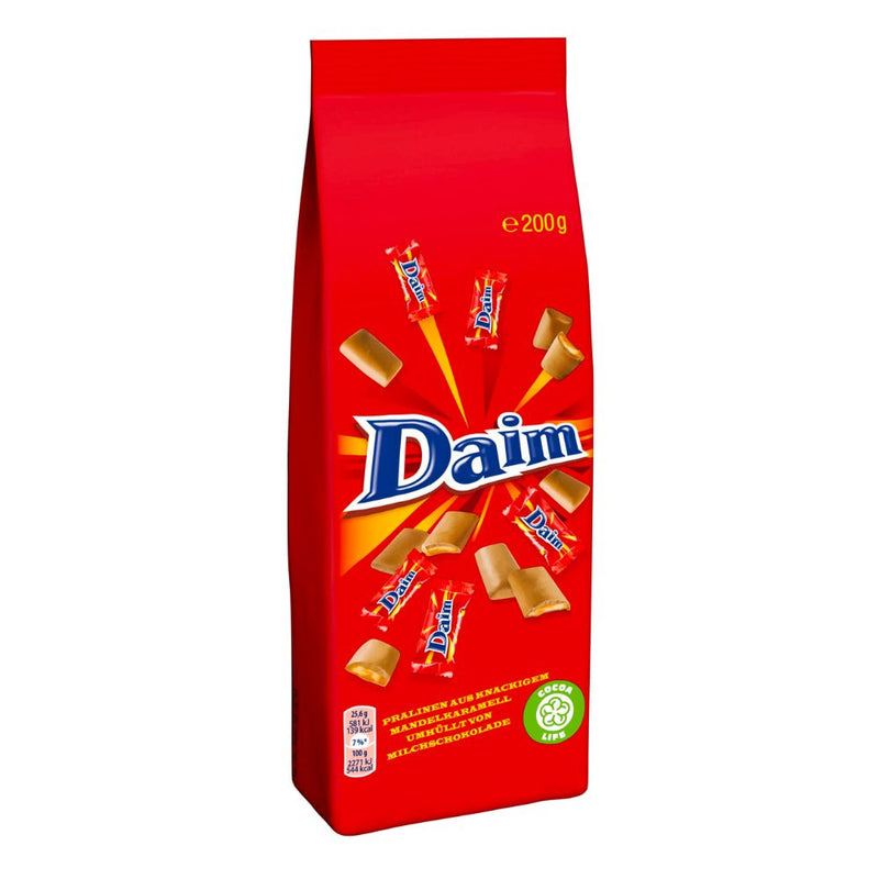 Confezione da 200g di Daim, cioccolatini al caramello